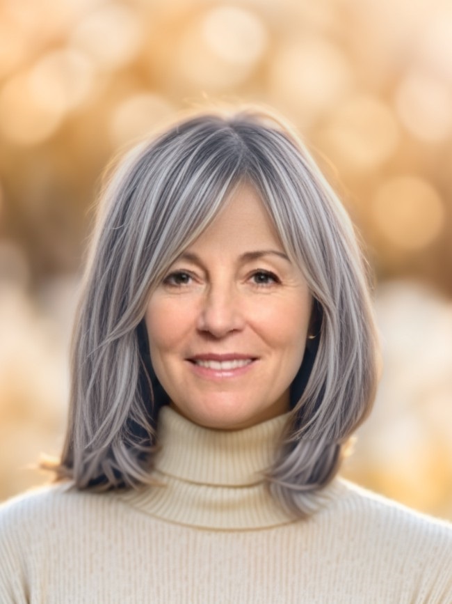 Explore stylish looks with an AI hair color changer