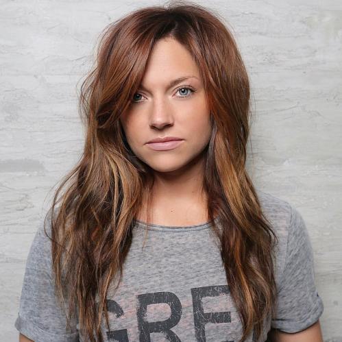 Brown Hair With Caramel Highlights