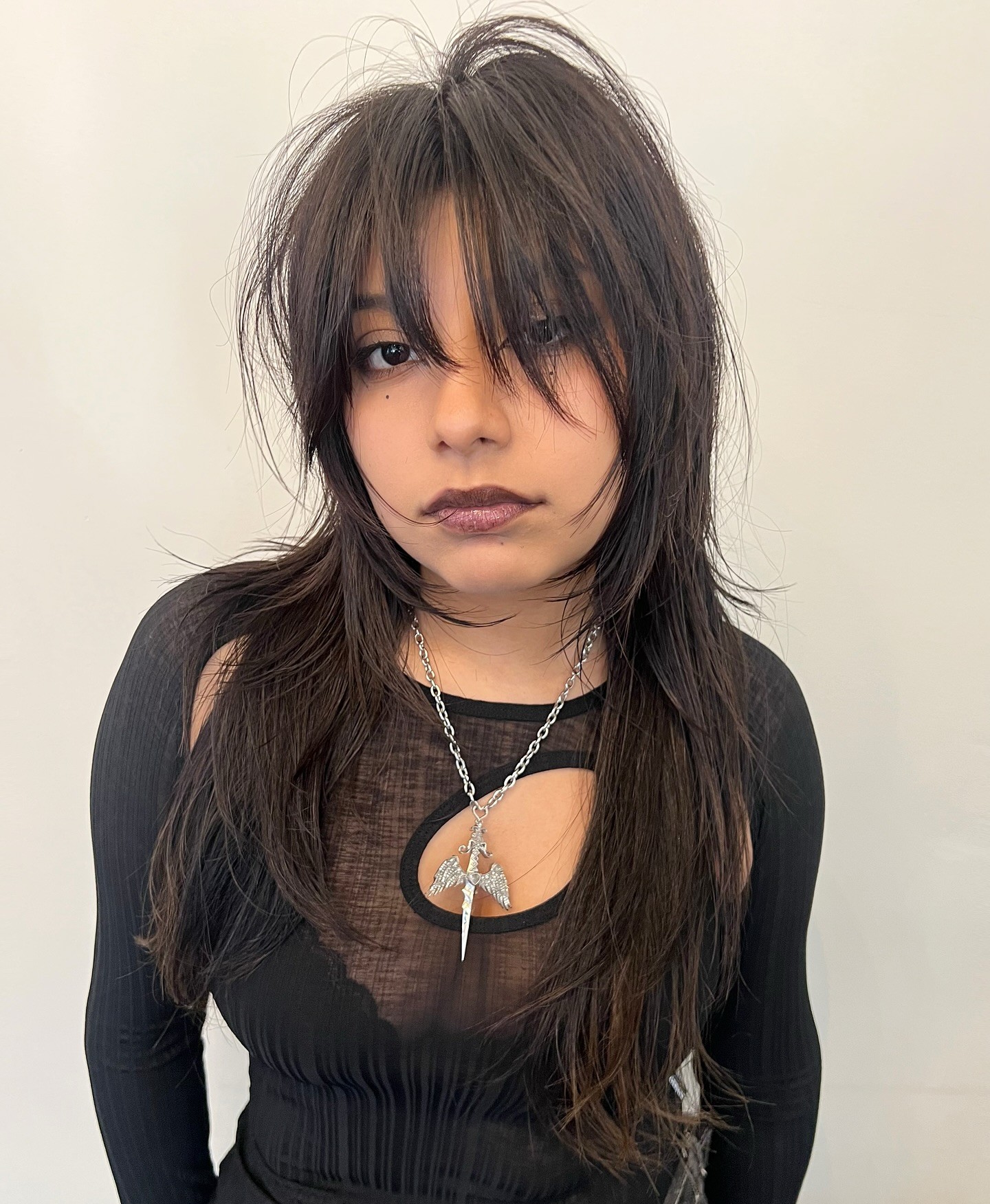 Choppy Long Wolf Cut