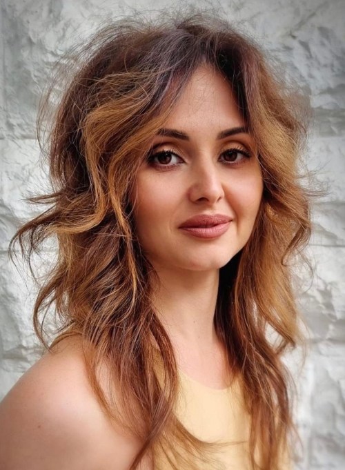 Long Wavy Wolf Cut Long Shaggy Haircut for Wavy Hair