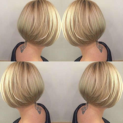 Stacked Bob Haircut For Fine Hair