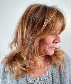 40 Stylish Long Hairstyles for Older Women
