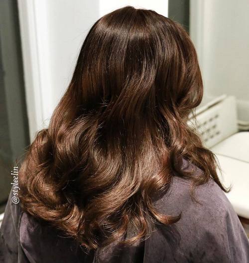 Long Wavy Hairstyle for Brown Hair