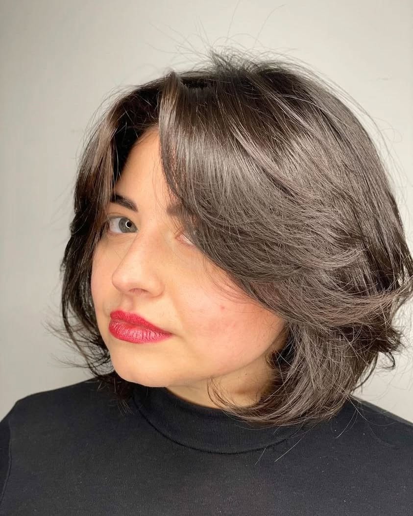 Short Hair with Butterfly Layers