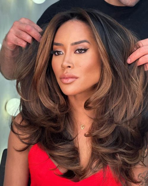 Brunette Base with Luminous Caramel Highlights