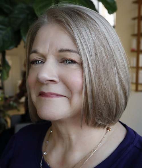 Face Framing Bob for Older Women