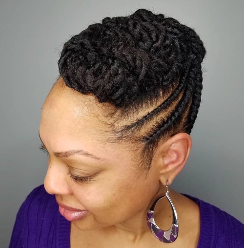 Black Protective Updo