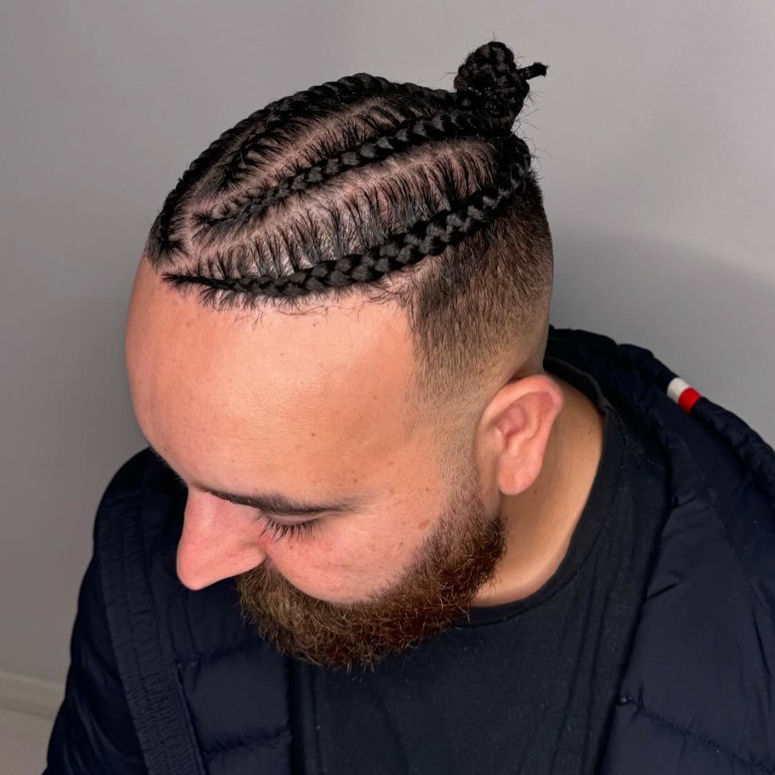 Mens High Top Braids