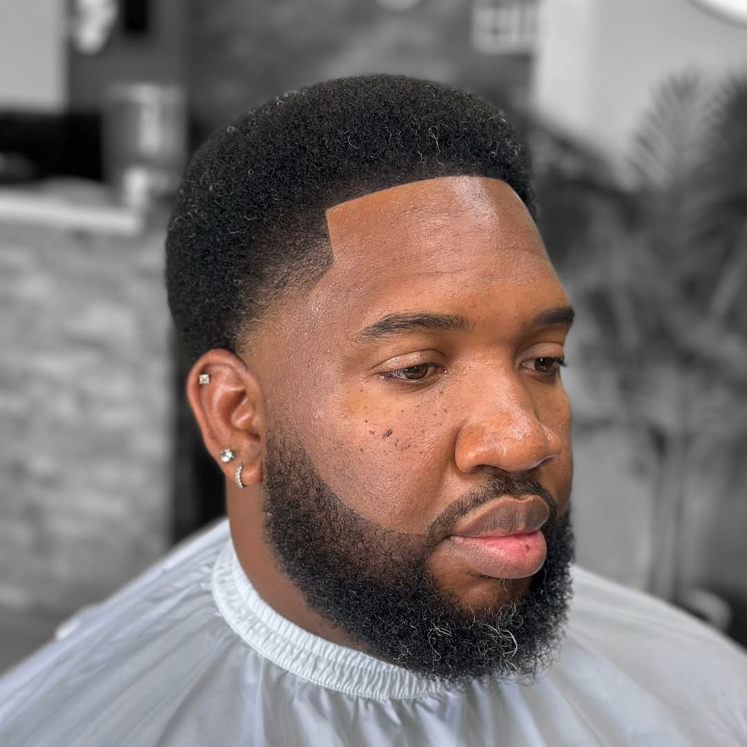 Black Male Short Cut with Fade