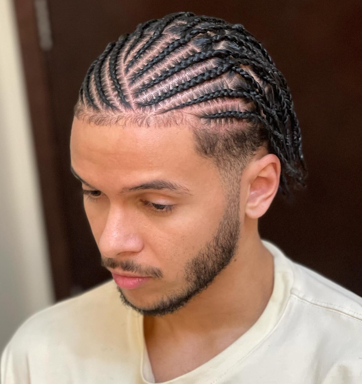 Mens Front Cornrows and Braids