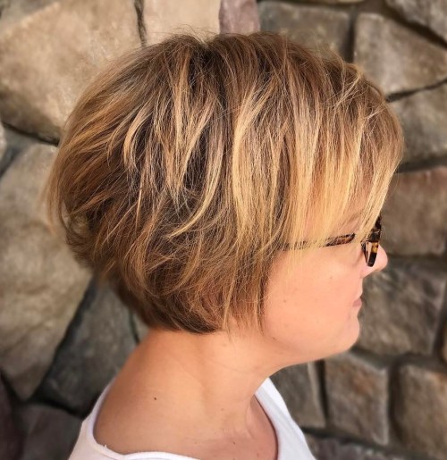 Short Textured Bob Haircut