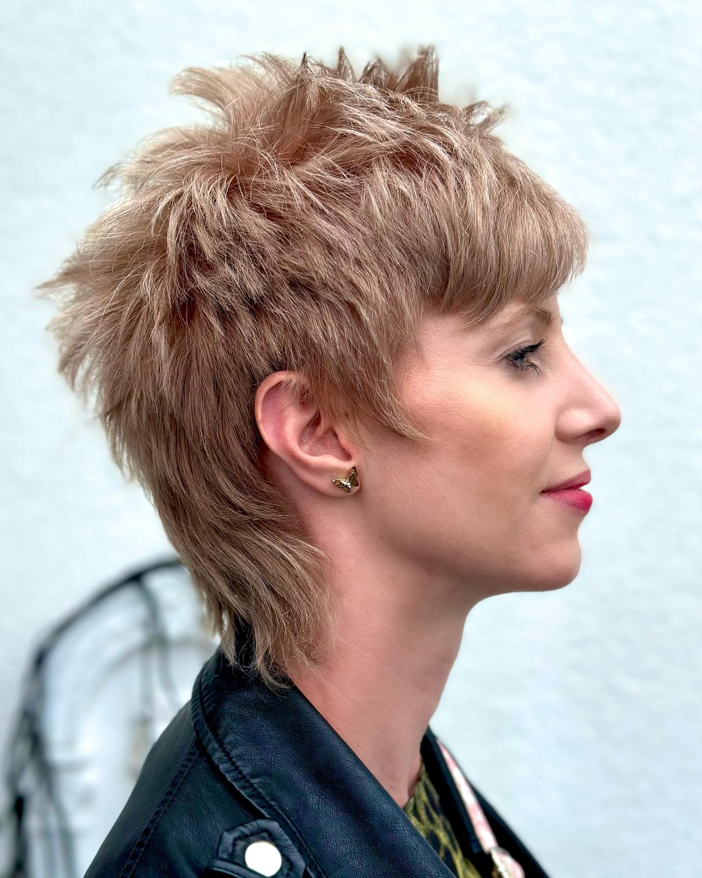 Edgy Spiky Pixie Mullet Haircut