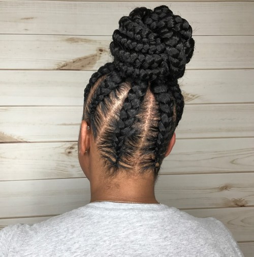Chunky Braided Bun