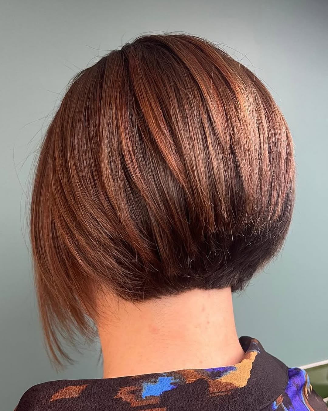 Short Stacked Bob Haircut