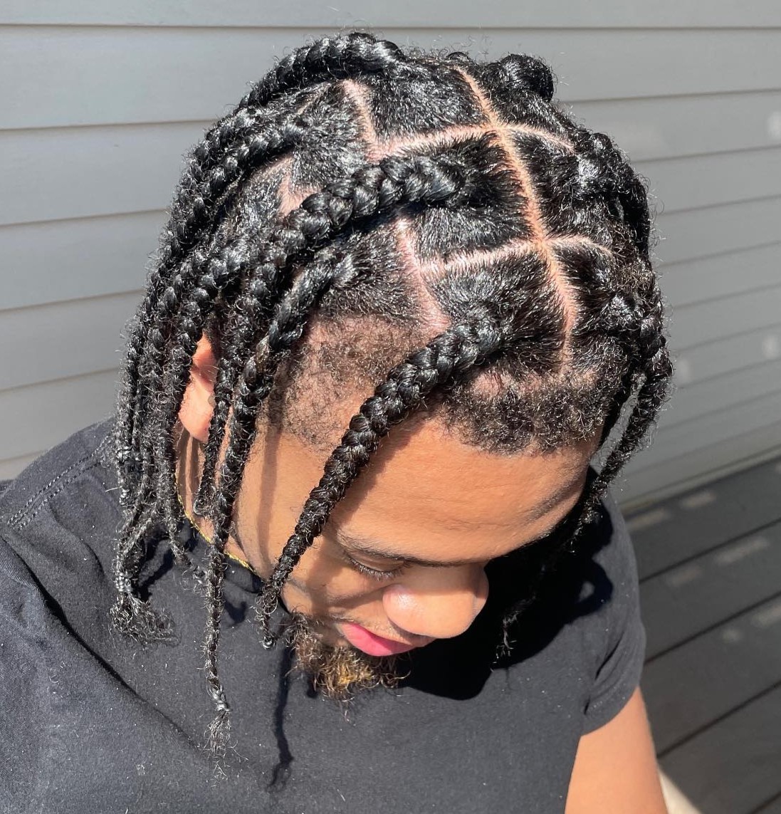 Thick Braids for Men