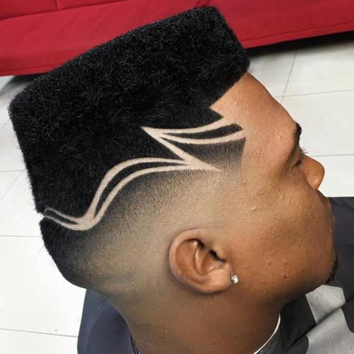African American Flat Top Fade