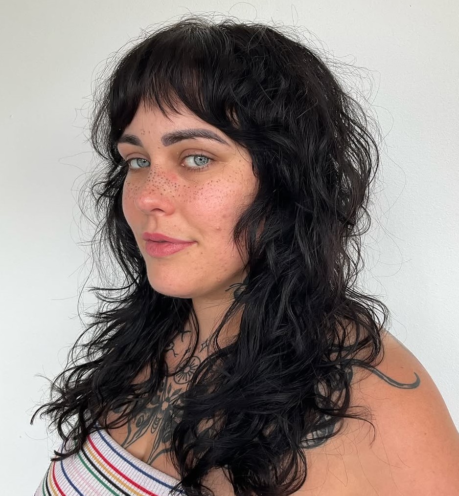 Classic Fluffy Shag Cut