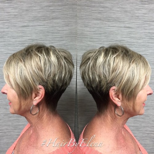 Pixie Bob with Soft Blonde Highlights Pixie Bob for Women Over 50