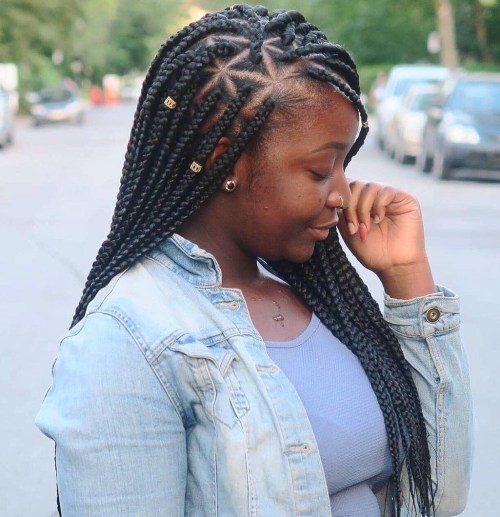 Box Braids With Beads