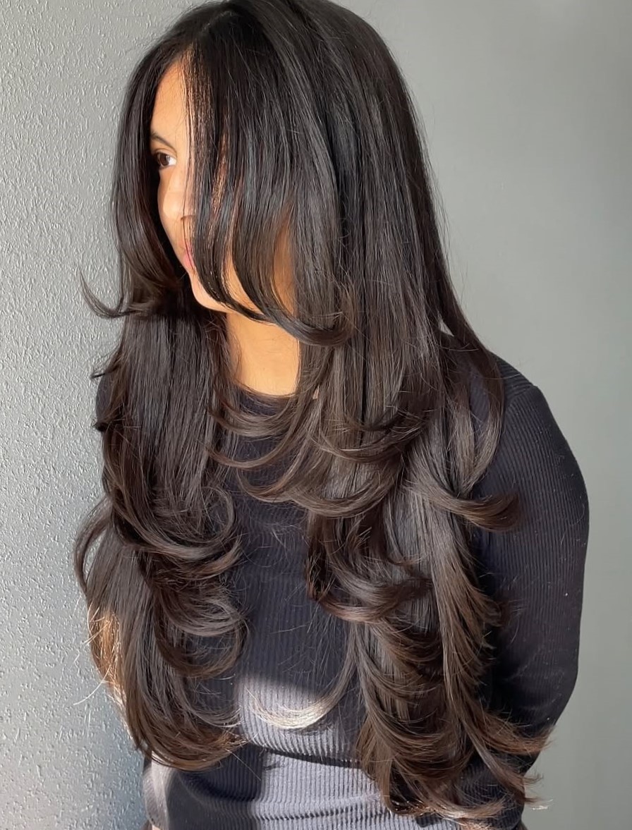 Long Piece-y Butterfly Cut