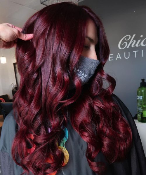Burgundy Hair Color for Fall