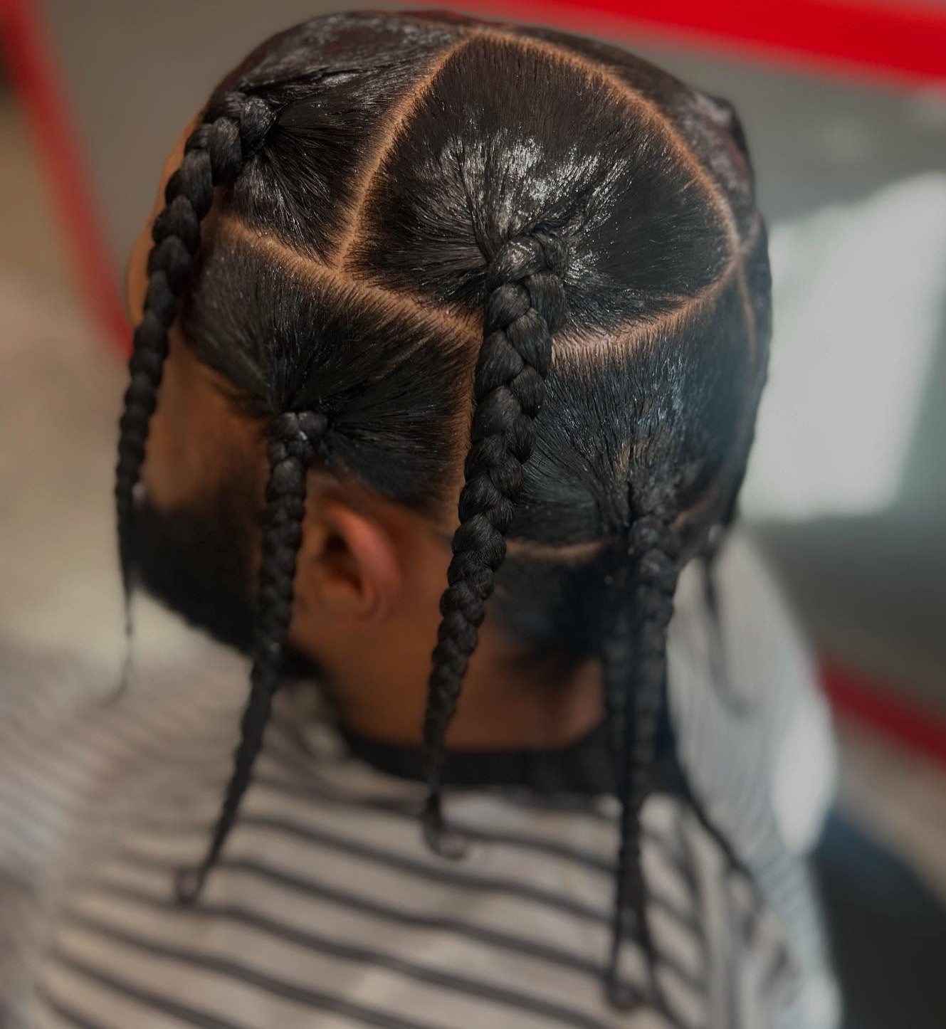 Mens Big Braids