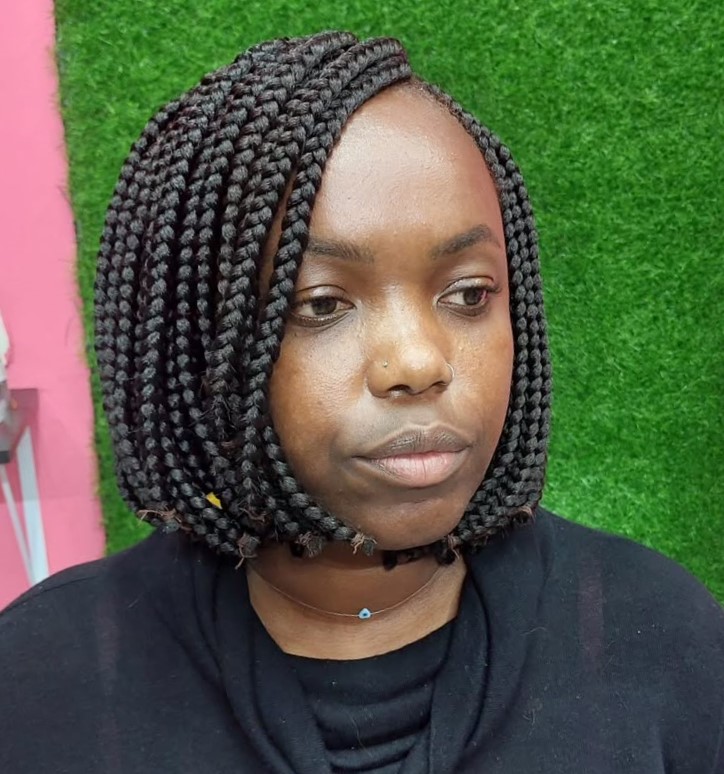 Low-Maintenance Short Braids