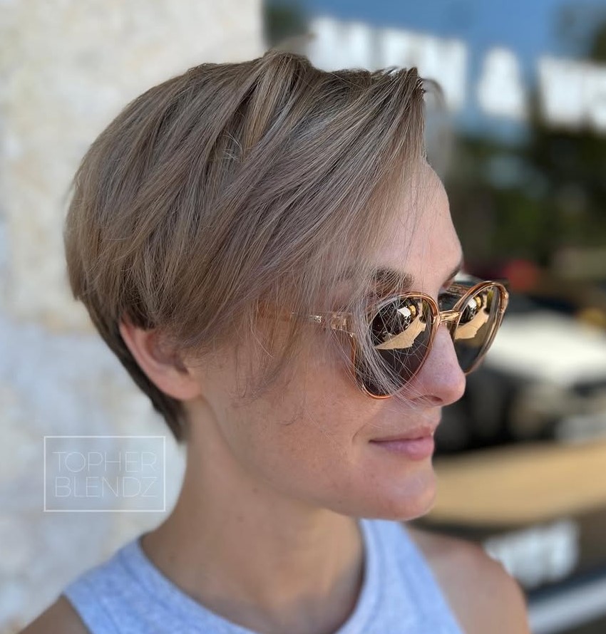 Short Hairstyle Idea for Fall