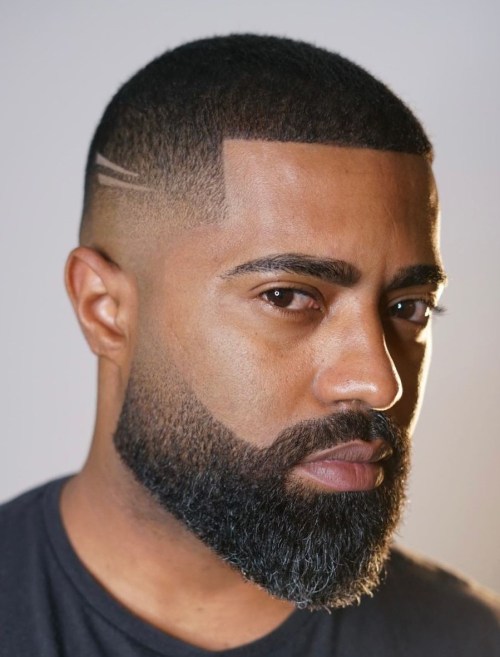 Short Lines Haircut for Black Men