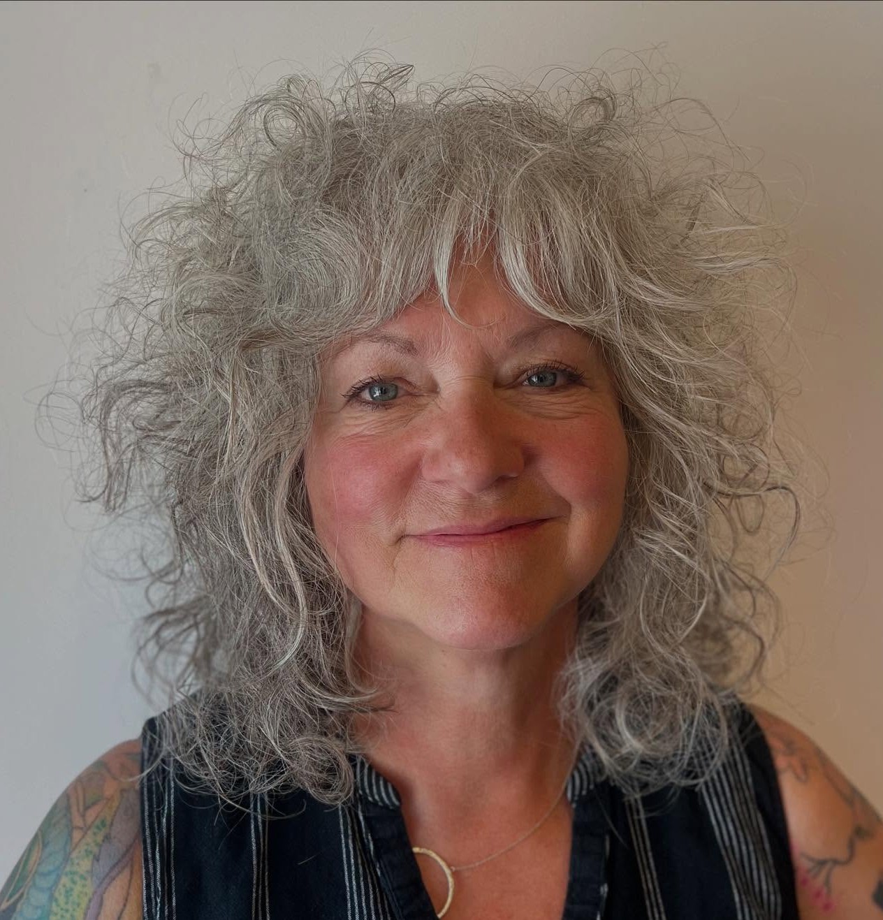 Over Medium Cut for Curly and Wavy Hair