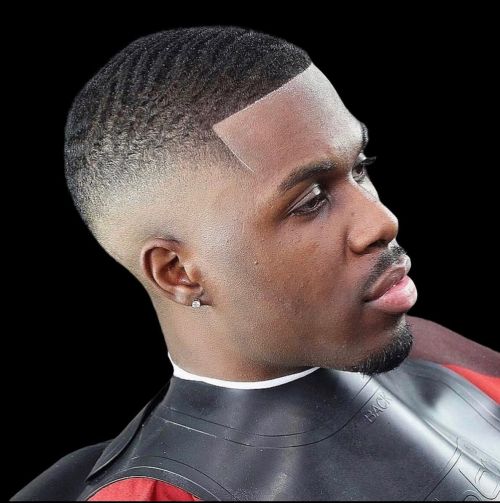 Blurred Buzz Cut and Sort Facial Hairstyle