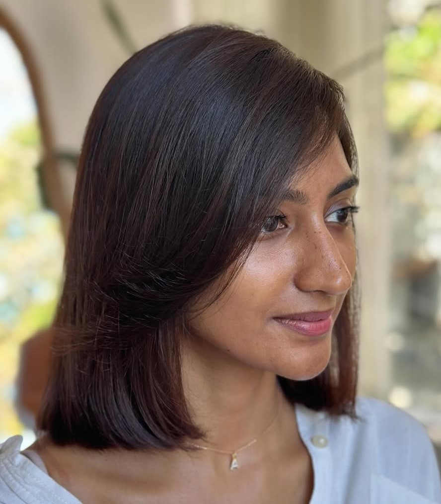 Bob Cut with Side Bangs