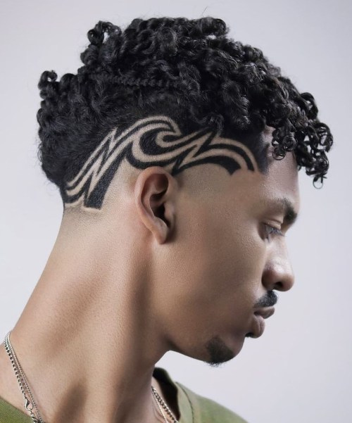 Freestyle Design Haircut for African American