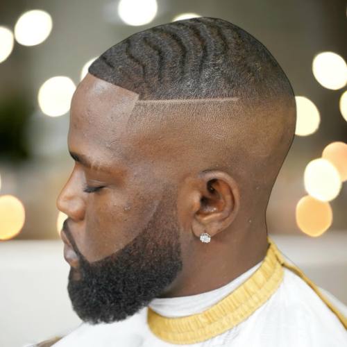 Half Shaved Short Natural Cut for Men