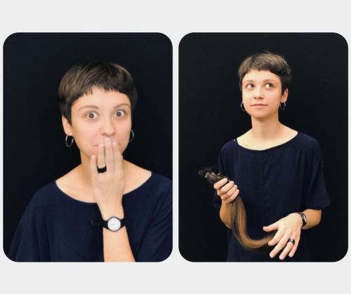 Long Hair Cut for Donation