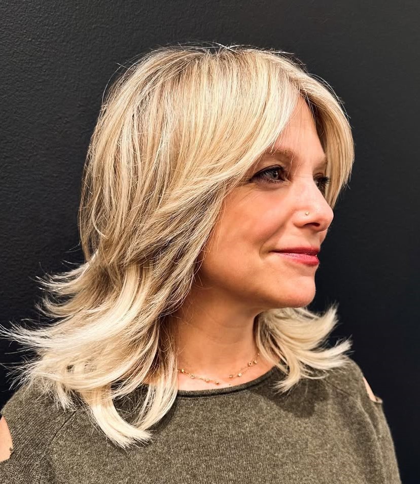 Shag Hairstyle for Women Over 60