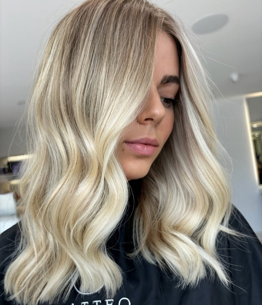 Silver Blonde with Lowlights