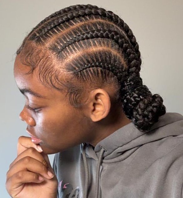 Straight Back Stitch Braids