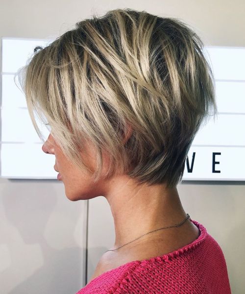 Fine Hair Short Shaggy Haircut