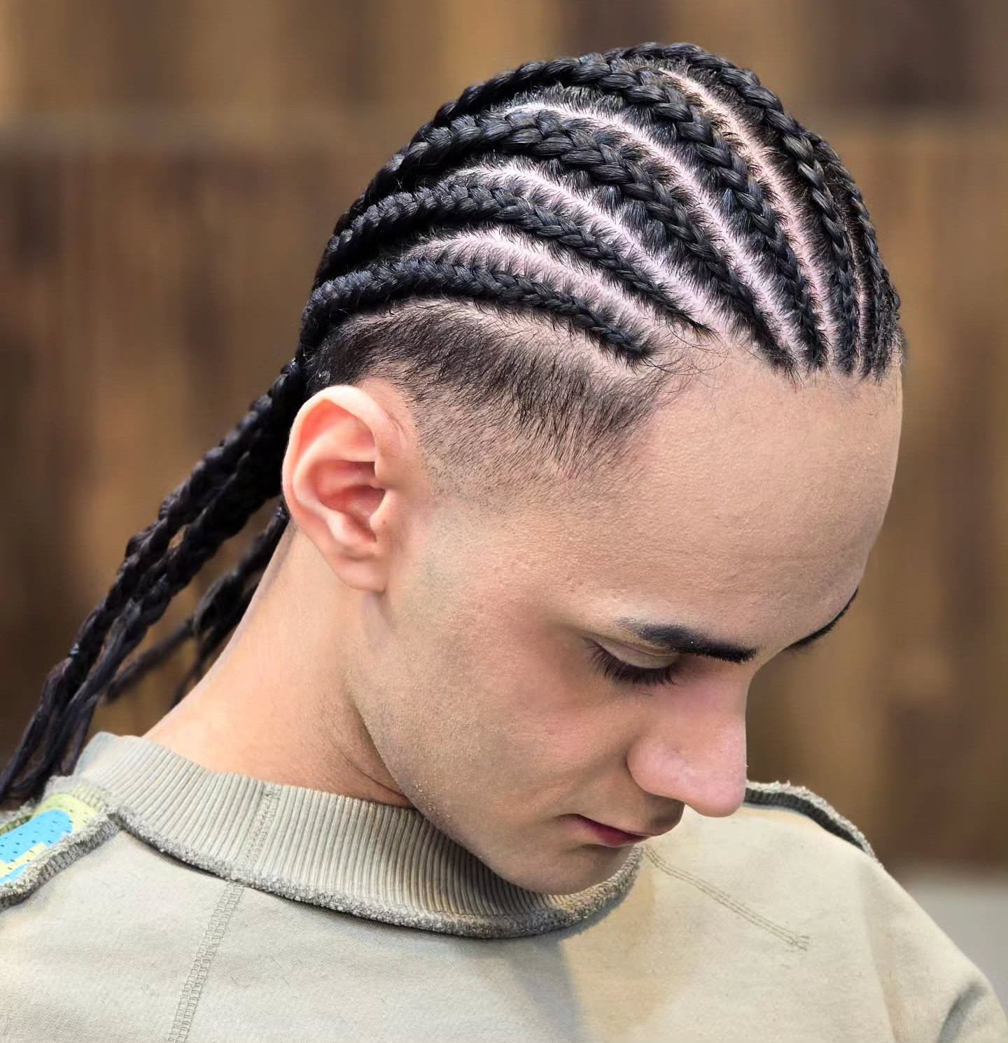 Crown Braids with Undercut