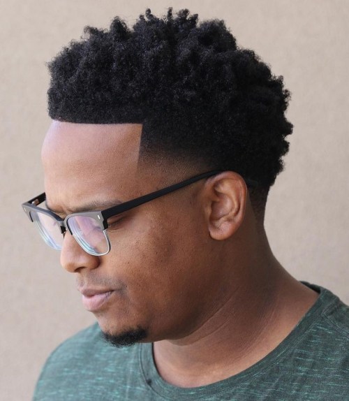 Natural Black Hairstyle for Men