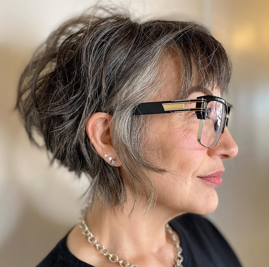 Piece-y Pixie Hair Cut for Women Over 60