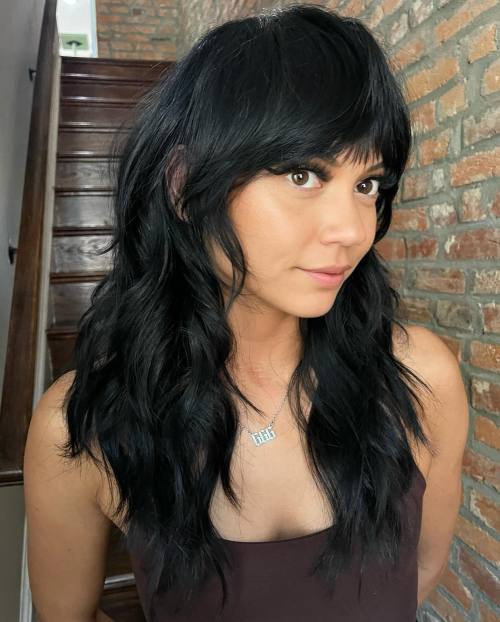 Face Framing Wolf Cut for Long Hair