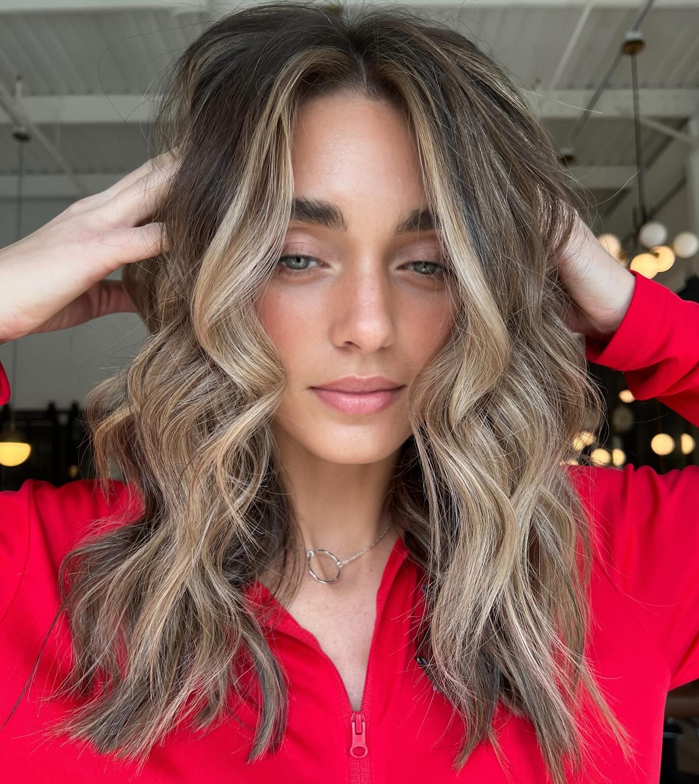 Blended Money Piece Hair