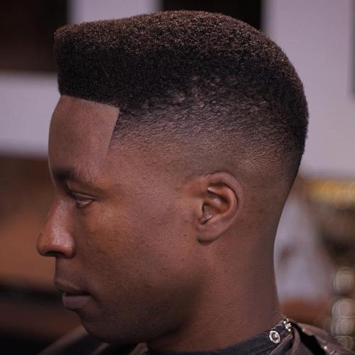 High Top Fade With Line Up