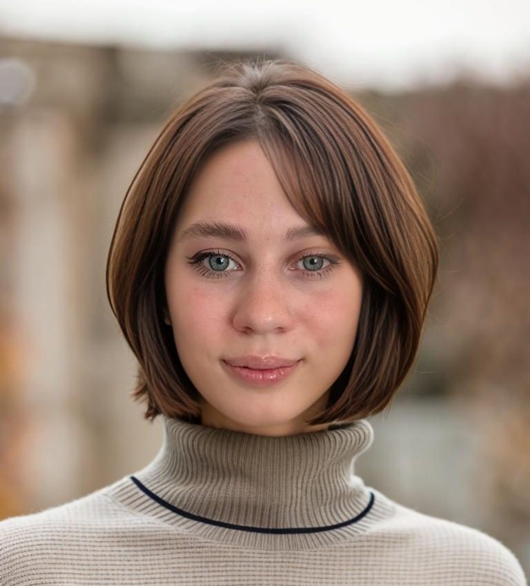 AI Try On to See if urtain Bangs Suit Me Feedback