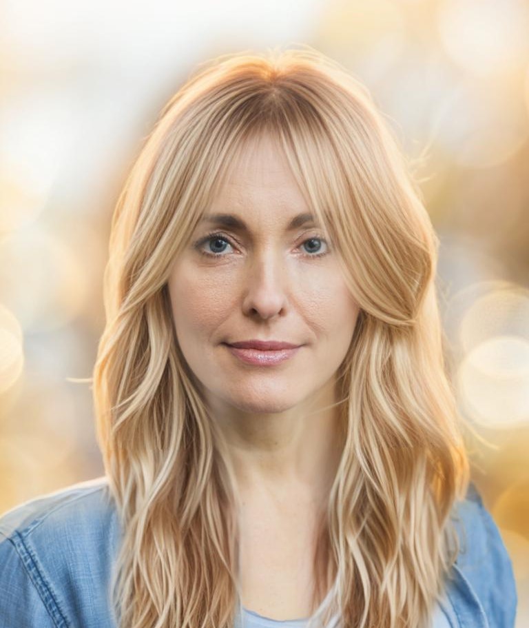 Long Hair with Bangs Swept to the Sides