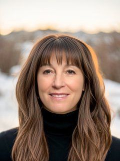 Long Thick Hair with Wispy Bangs