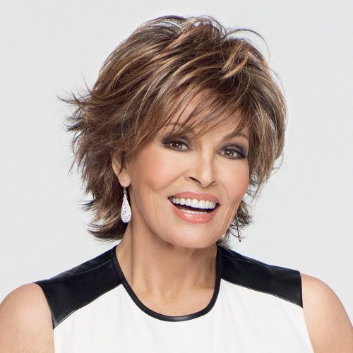 Volume and Shagginess Raquel Welch Short Shag Hairstyle