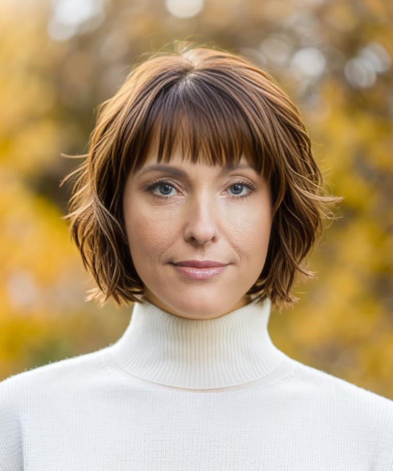 Short Shag Hairstyle Filter